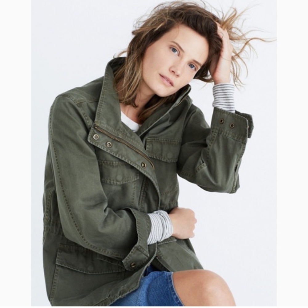 Madewell Surplus Jacket Military Green Small